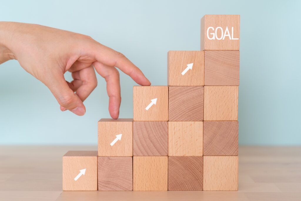 キャリアプランの階段