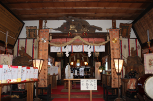 中村神社にて新年参拝